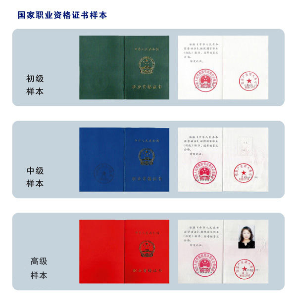職業(yè)資格培訓證書