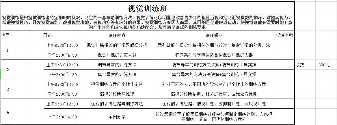 眼視光技術(shù)高級(jí)研修班可分模塊報(bào)名學(xué)習(xí)了！?。? width=